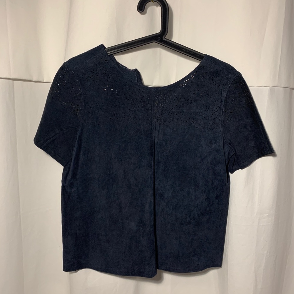 Zara Suede Top